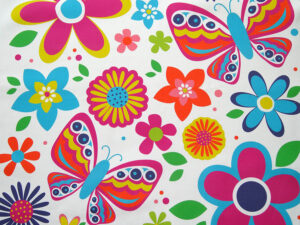 Drukowana gabardyna - 100% bawełny