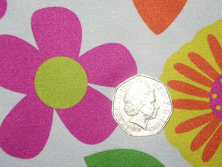 Zbliżenie - satyna - mieszanka bawełny