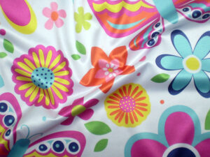 Nadruk na satynie - mieszance bawełny