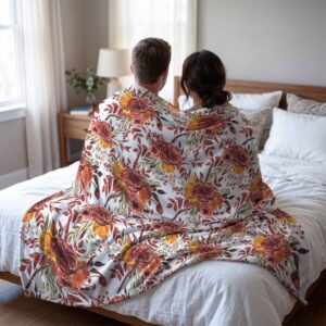 bogaty_wzór_florystyczny_w_odcieniach_czerwieni_i_pomarańczy