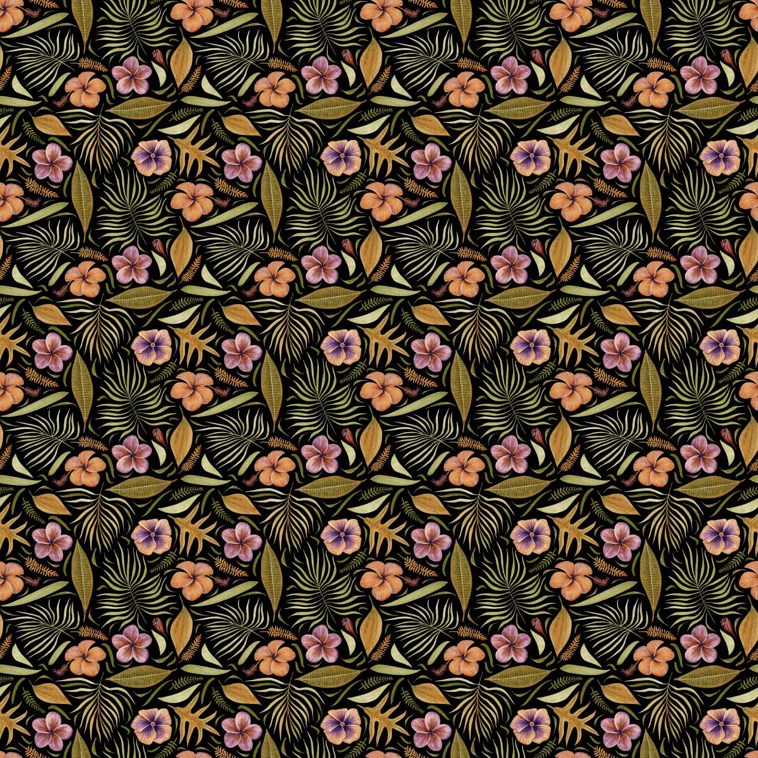 eleganckie_kwiaty_tropikalne_na_ciemnym_tle